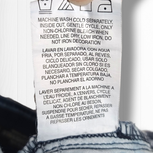 Lee Women's Regular Fit Mid Rise Straight Leg Flex Motion Embellished Jeans 10 - Picture 11 of 11